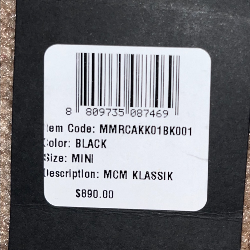 !!!NEW!!! MCM Men's Klassik Leather Mini Crossbody Bag - Picture 5 of 8